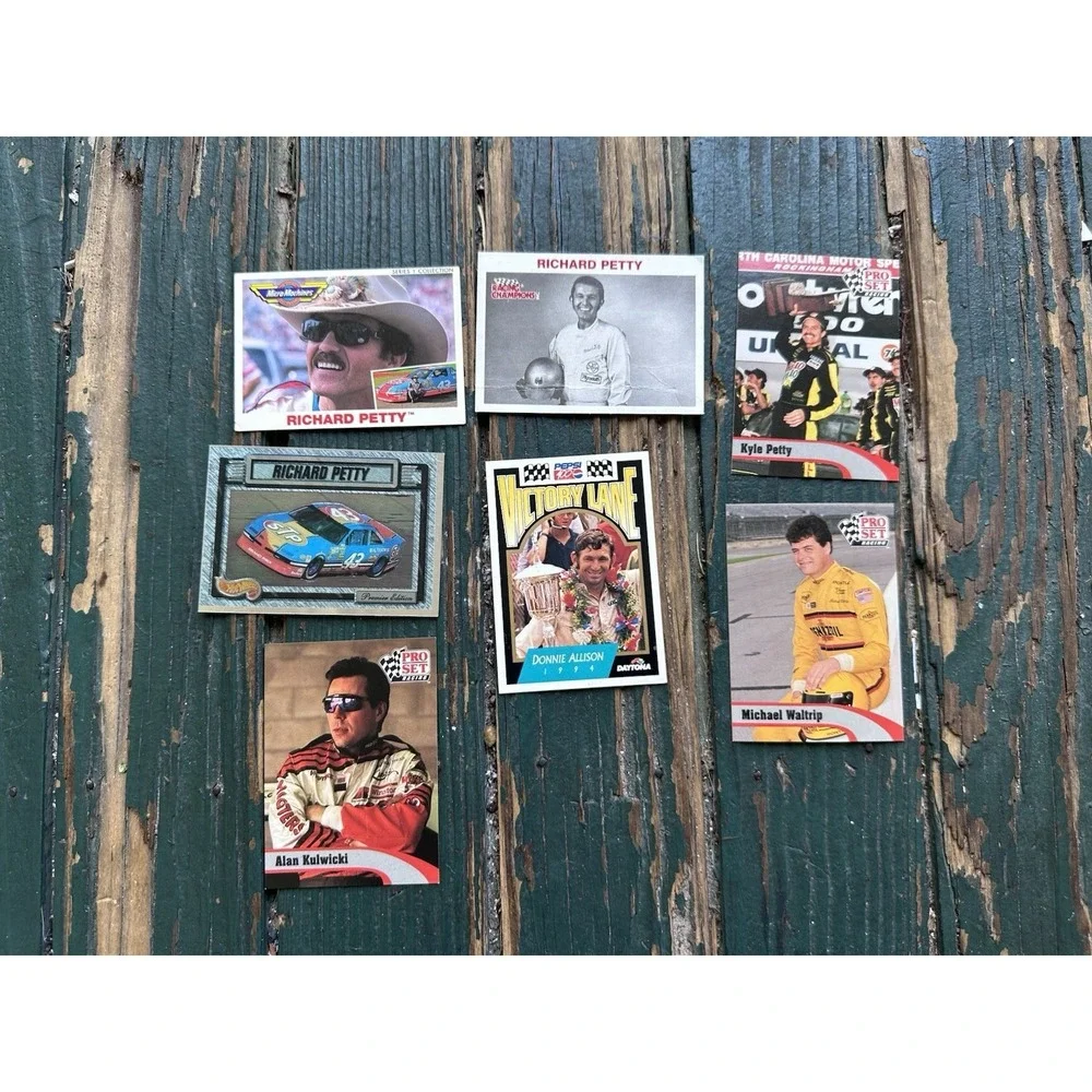 NASCAR Trading Card Lot‎ Of 7 Richard Petty Donnie Allison And More